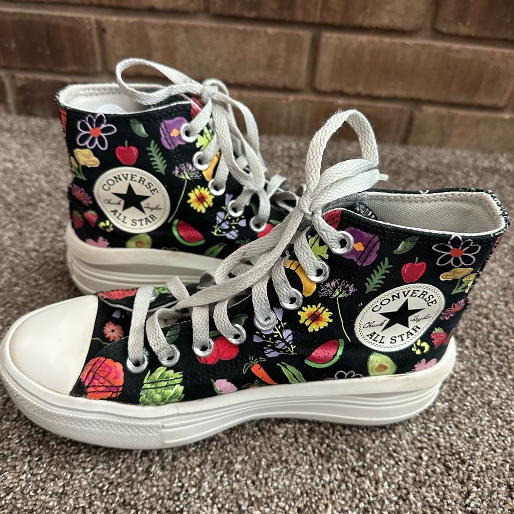 Converse Chuck Taylor All Star "Things To Grow" High Tops Size 7 - Picture 9 of 11